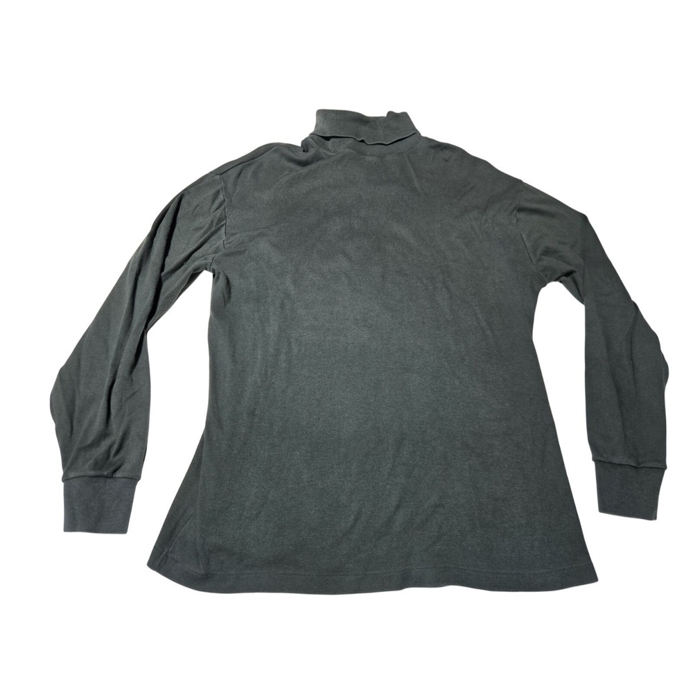 VINTAGE Woolrich Turtleneck Shirt Mens M Green USA MADE‎ Long Sleeve Outdoors